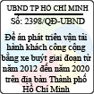 Quyết định 2398/2013/QĐ-UBND