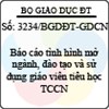 Công văn 3234/BGDĐT-GDCN