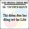 Công văn 750/VPCP-KGVX