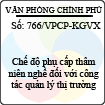 Công văn 766/VPCP-KGVX