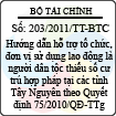 Thông tư 203/2011/TT-BTC