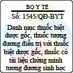 Quyết định 1545/2013/QĐ-BYT