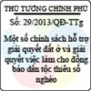 Quyết định 29/2013/QĐ-TTg