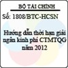 Công văn 1808/BTC-HCSN