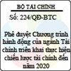 Quyết định 224/QĐ-BTC