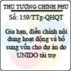 Công văn 159/TTg-QHQT