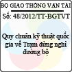 Thông tư 48/2012/TT-BGTVT