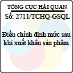 Công văn 2711/TCHQ-GSQL