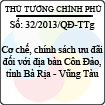 Quyết định 32/2013/QĐ-TTg