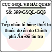 Công văn 399/GSQL-GQ3