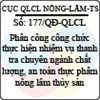 Quyết định 177/2013/QĐ-QLCL