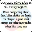 Quyết định 177/2013/QĐ-QLCL