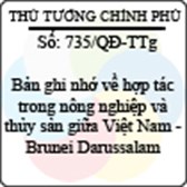 Quyết định 735/2013/QĐ-TTg