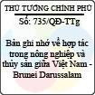 Quyết định 735/2013/QĐ-TTg