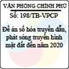 Thông báo 198/TB-VPCP