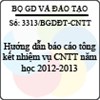 Công văn 3313/BGDĐT-CNTT