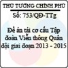 Quyết định 753/2013/QĐ-TTg