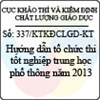 Công văn số 337/KTKĐCLGD-KT