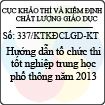 Công văn số 337/KTKĐCLGD-KT