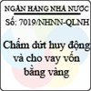 Công văn 7019/NHNN-QLNH