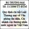 Thông tư 11/2006/TT-BTM