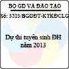 Công văn 3523/BGDĐT-KTKĐCLGD