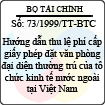 Thông tư 73/1999/TT-BTC