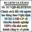 Quyết định 817/QĐ-BLĐTBXH