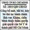 Quyết định 2805/2013/QĐ-UBND