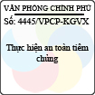 Công văn 4445/VPCP-KGVX