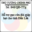 Quyết định 848/2013/QĐ-TTg