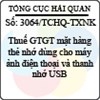 Công văn 3064/TCHQ-TXNK