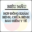 Hợp đồng khám bệnh, chữa bệnh BHYT