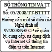 Thông tư số 05/2008/TT-BTTTT