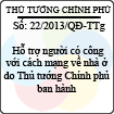 Quyết định 22/2013/QĐ-TTG