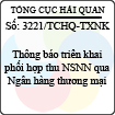 Công văn 3221/TCHQ-TXNK