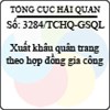 Công văn 3284/TCHQ-GSQL