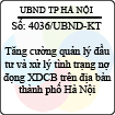 Công văn 4036/UBND-KT