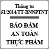 Thông tư quy định đảm bảo an toàn thực phẩm đối với cơ sở sản xuất nhỏ lẻ số 51/2014/TT-BNNPTNT