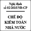 Nghị định về các chế độ đối với kiểm toán nhà nước số 02/2015/NĐ-CP