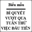 Bí quyết giúp bạn vượt qua tuần thử việc đầu tiên