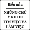 Những điều sinh viên nên nhớ khi đi tìm việc và làm việc