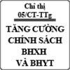 Chỉ thị về việc tăng cường chính sách bảo hiểm xã hội và bảo hiểm y tế số 05/CT-TTg