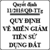 Quyết định về miễn, giảm tiền sử dụng đất số 11/2015/QĐ-TTg