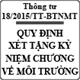 Thông tư quy định xét tặng Kỷ niệm chương "Vì sự nghiệp tài nguyên và môi trường" số 18/2015/TT-BTNMT