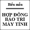 Hợp đồng bảo trì máy tính