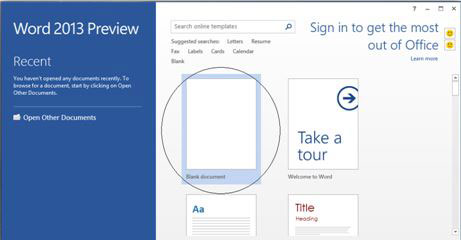 Giới thiệu Microsoft Word 2013