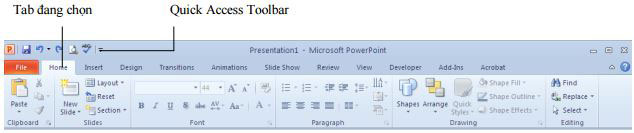 Điểm mới trong Powerpoint 2010
