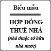 Hợp đồng thuê nhà thuộc sở hữu nhà nước