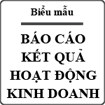 Báo cáo kết quả hoạt động kinh doanh